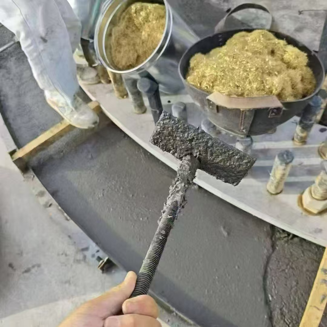 岳塘C120钢纤维高强无收灌浆料 轧机压缩机汽轮机发电机锻压设备底座灌浆材料